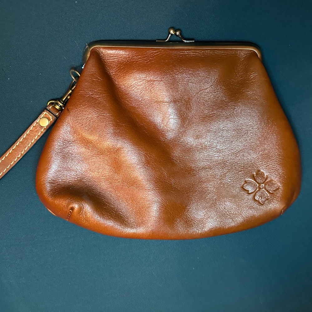 Brown / camel Patricia Nash Clutch / wristlet